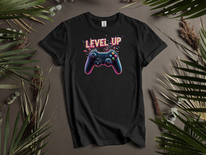 Stylish LEVEL UP Gamer Graphic T-Shirts