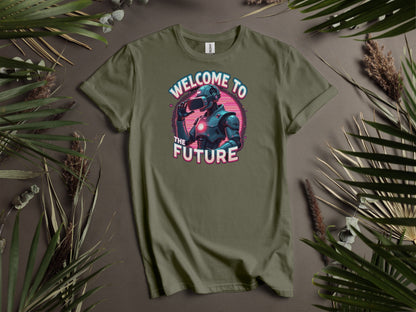 Futuristic Robot Design Welcome to the Future T-Shirts