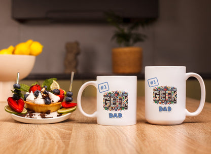 Geek Dad #1 Ceramic Coffee Mug