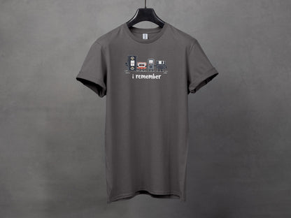 Nostalgic Retro Tech Collection I Remember T-Shirts
