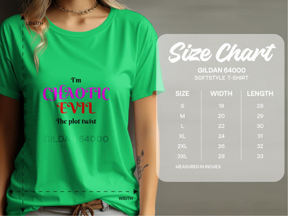 Chaotic Evil, I'm The Plot Twist T-Shirt