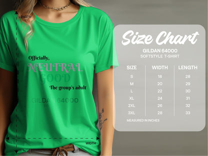 Neutral Good, Officially, The group's adult T-Shirt