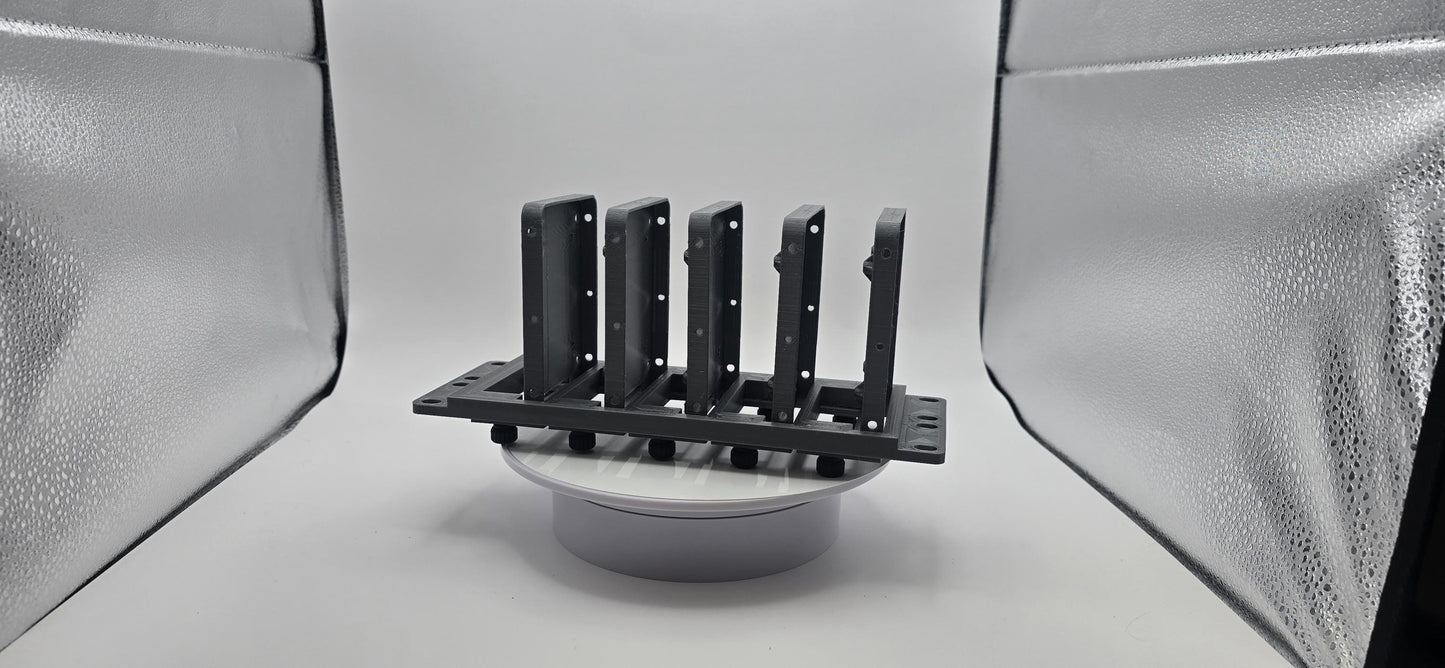 2U Raspberry Pi + 2.5" SSD Rack Mount for 10" Mini Racks
