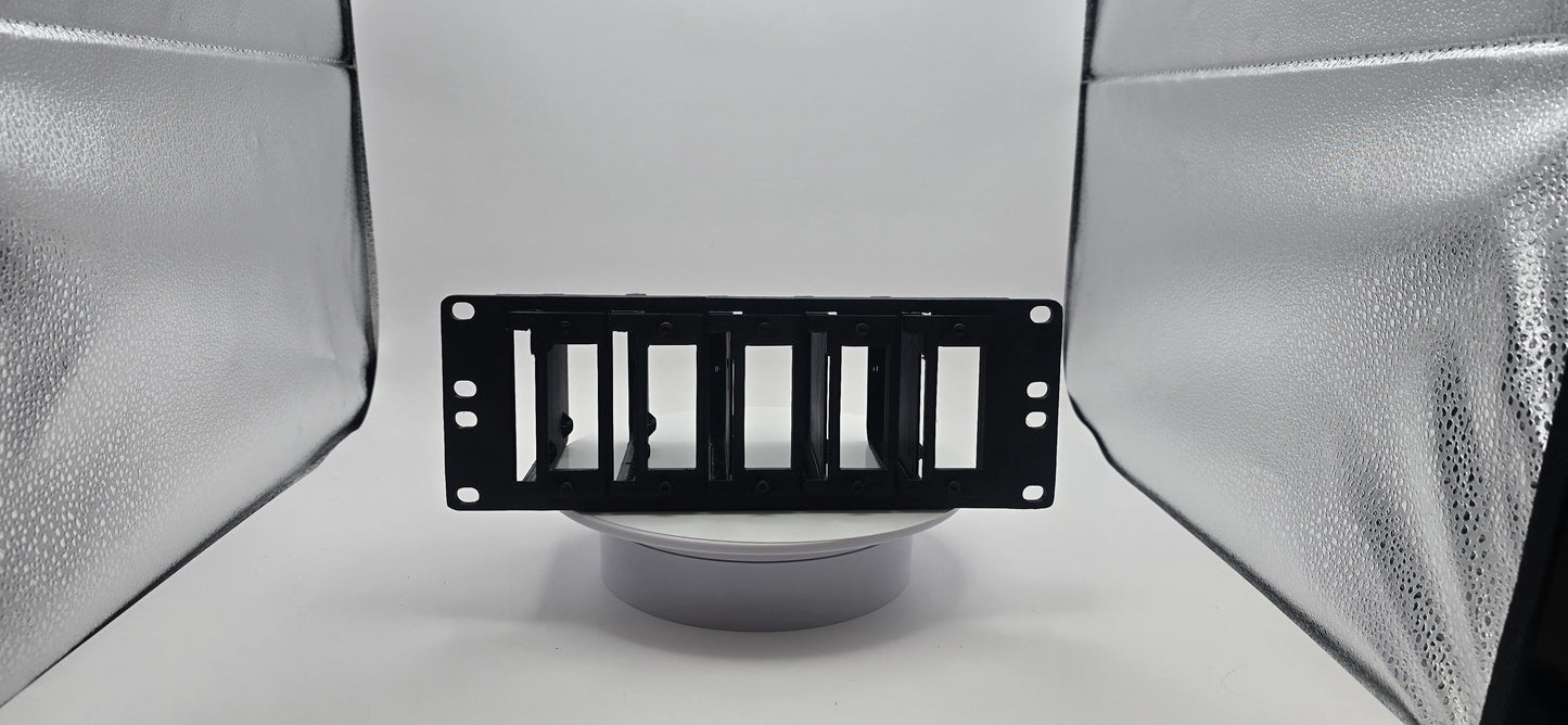 2U Raspberry Pi + 2.5" SSD Rack Mount for 10" Mini Racks