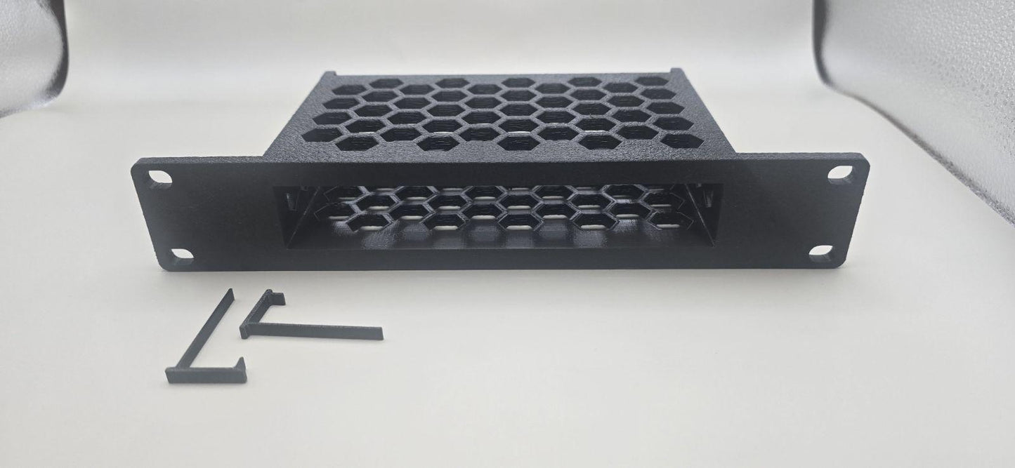 1U Network Switch Shelf for Netgear GS308-EP | Homelab POE Rack Mount